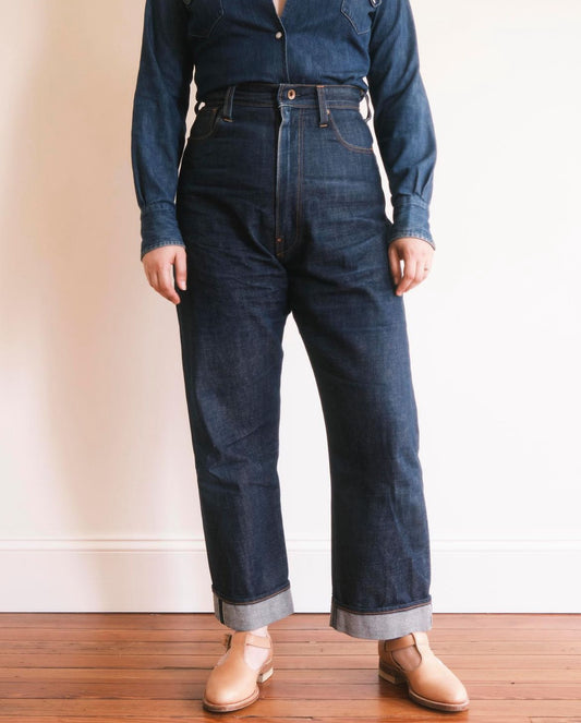 14.5 oz. Natural Indigo 100% Cotton Rigid Selvedge